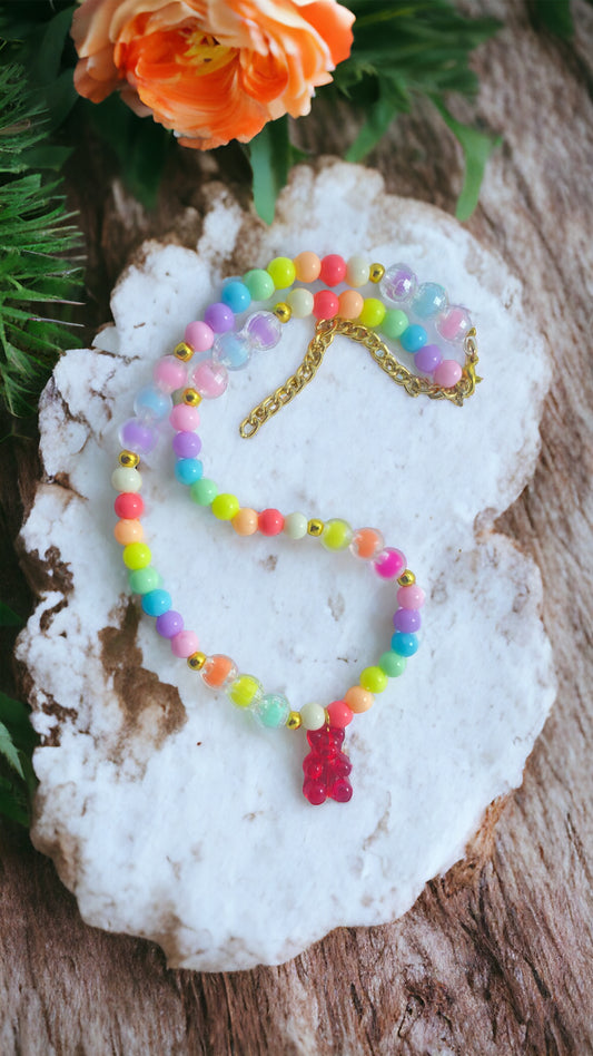 Gummy bear on the rainbow