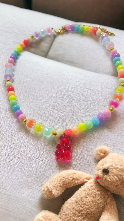 Gummy bear on the rainbow